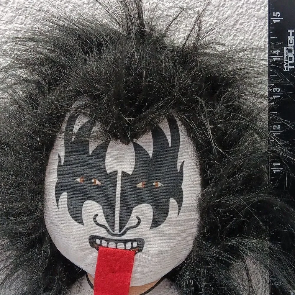 Kiss Gene Simmons 2014 Toy Factory 14 Inch Plush Doll Flawed 80's Rock Hair Band